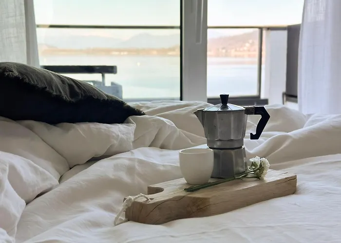 Aquavista - Panoramic Lakefront Penthouses With Pool Apartament Castelletto sopra Ticino