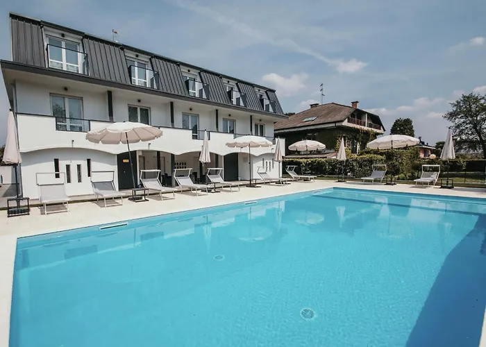 Aquavista - Panoramic Lakefront Penthouses With Pool Apartamento Castelletto sopra Ticino